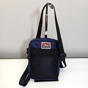 Ben Davis Crossbody Bag Men Small Blue Streetwear Workwear Skater Utility Travel